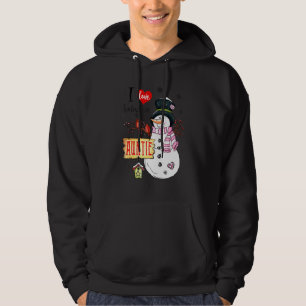 I Love Being A Auntie Snowman Christmas Xmas Hoodie