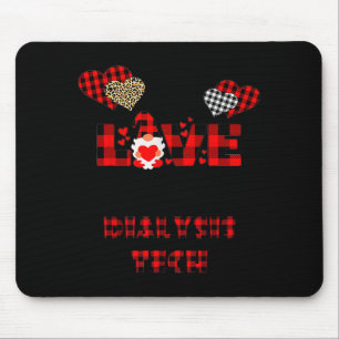 I Love Being A Dialysis Tech Flannel Gift Valentin Mouse Pad