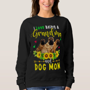 I Love Being A Grandma And Dog Mum Cute Shar Pei S Sweatshirt