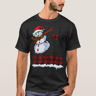 I Love Being A Grandma Snowman Family Christmas T-Shirt