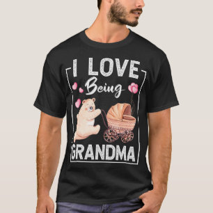 I Love Being A Grandma Valentine Gift Men Father  T-Shirt