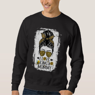 I Love Being A Mommy Women Rosie Honey Bee Mom Sweatshirt