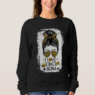I Love Being A Nona Women Rosie Honey Bee Grandma Sweatshirt