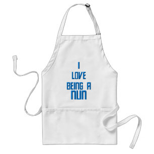 I Love Being A Nun Standard Apron