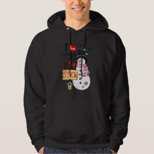 I Love Being A Stepmom Snowman Christmas Xmas Hoodie