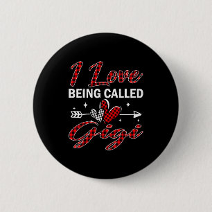 I Love Being Called Gigi Xmas Christmas Family  6 Cm Round Badge
