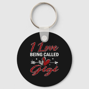 I Love Being Called Gigi Xmas Christmas Family  Key Ring