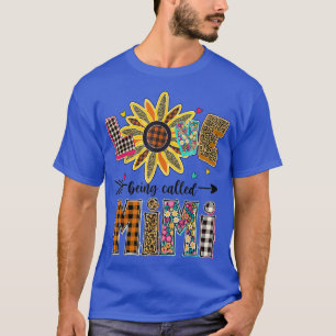 I Love Being Called Mimi Nana Grandma Lover Sunflo T-Shirt