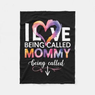 I Love Being Called Mummy Mothers Day Mum Fleece Blanket