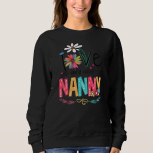 I Love Being Called Nanny Mothers Day Gifts Sweatshirt