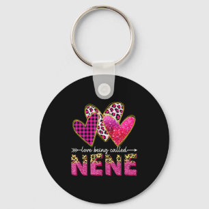 I Love Being Called Nene Grandma Valentine Mothers Key Ring