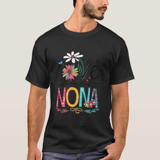 I Love Being Called Nonna Sunflower Shirt  (Front)