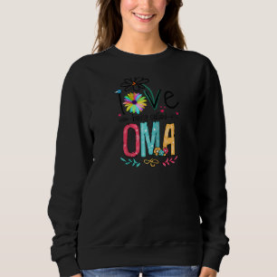 I Love Being Called Oma Sunflower T Shirt Raglan