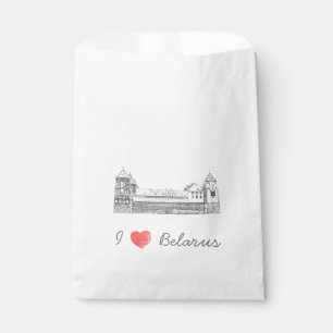 I Love Belarus Mir Castle Architecture Мирский Favour Bag