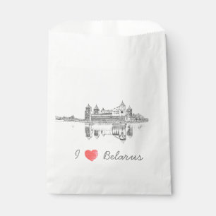 I Love Belarus Mir Castle Architecture Мирский Favour Bag