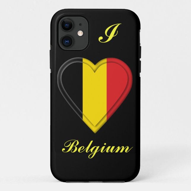 I love Belgium Case-Mate iPhone Case (Back)