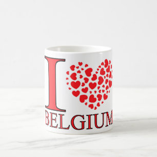 I Love Belgium Coffee Mug