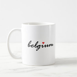 I love Belgium Coffee Mug