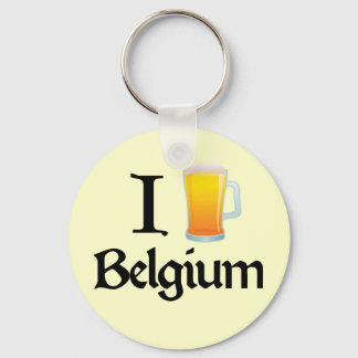 I Love Belgium Key Ring