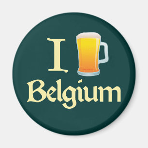 I Love Belgium Magnet