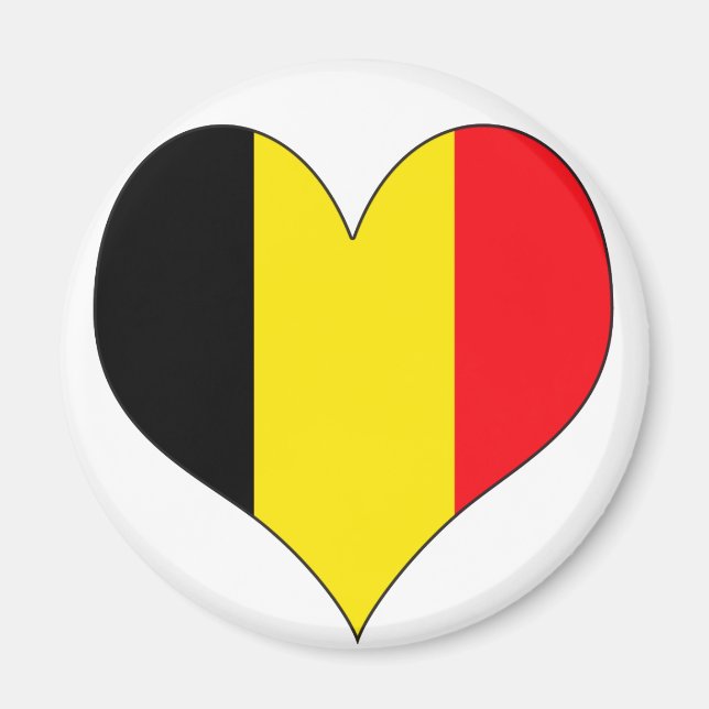 I Love Belgium Magnet (Front)