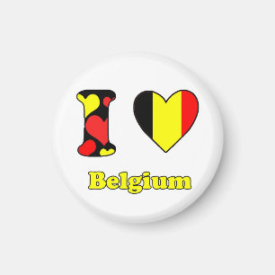 I love Belgium magnet