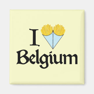 I Love Belgium Magnet