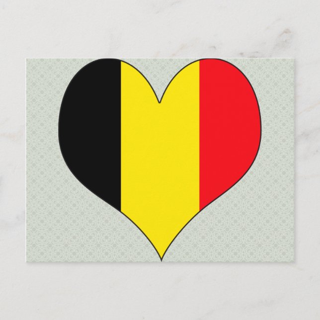 I Love Belgium Postcard (Front)