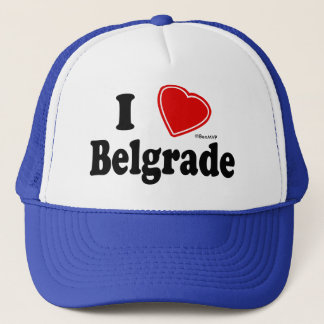 I Love Belgrade Trucker Hat