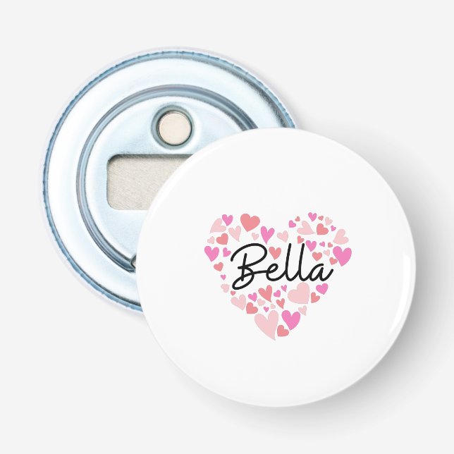 I love Bella Bottle Opener (Front)