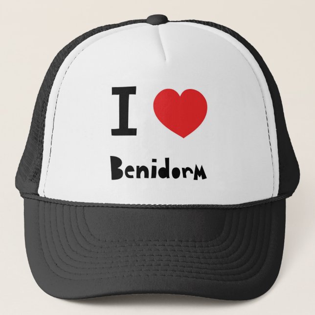 I love Benidorm Trucker Hat (Front)