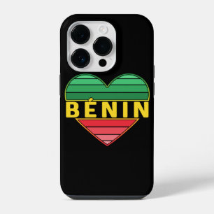 I Love Benin, Beninese Heart iPhone 14 Pro Case