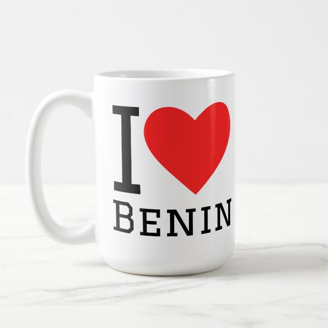 I love benin coffee mug (Left)