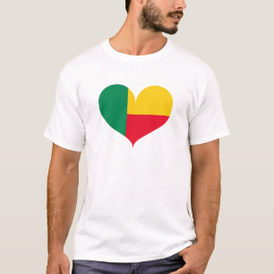 I Love Benin Flag T-Shirt