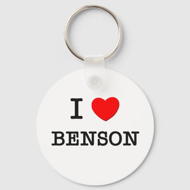 I Love Benson Key Ring (Front)
