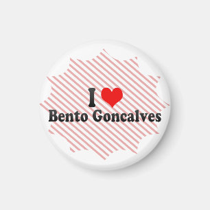 I Love Bento Goncalves, Brazil Magnet