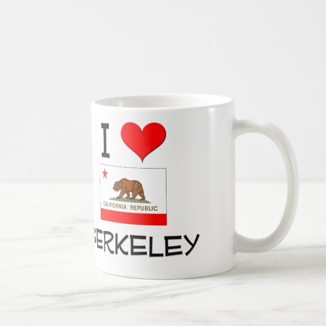 I Love BERKELEY California Coffee Mug (Right)