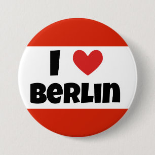 I love Berlin 7.5 Cm Round Badge