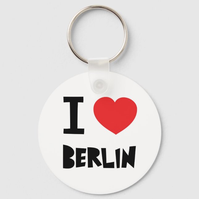 I love Berlin Key Ring (Front)