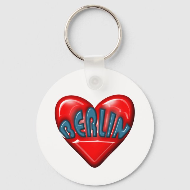 I Love Berlin Key Ring (Front)