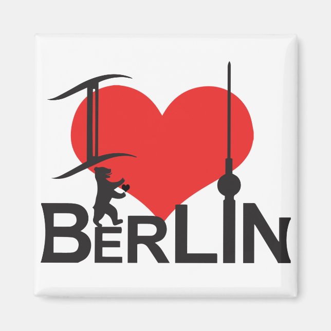 I Love Berlin Magnet (Front)