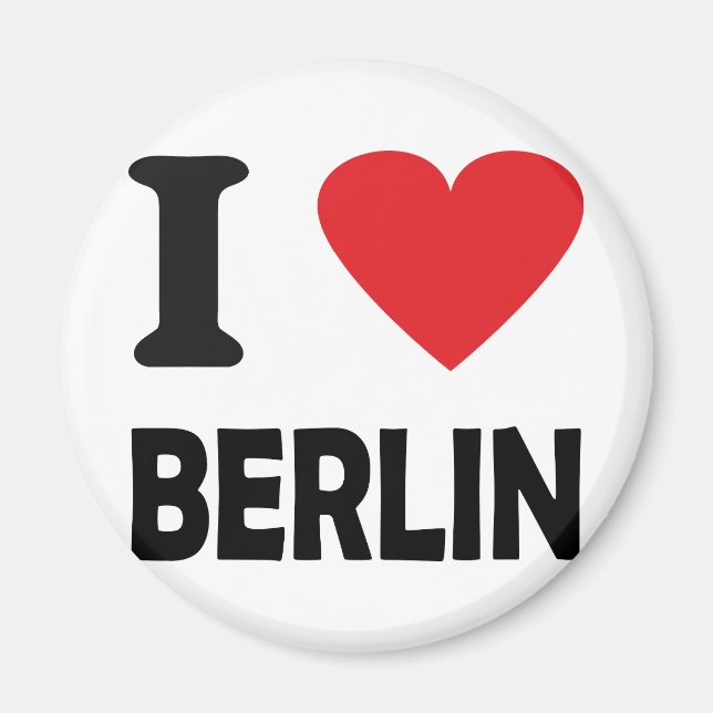 i love berlin magnet (Front)
