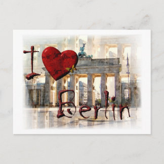 I love Berlin Postcard