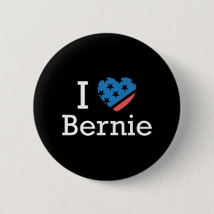 I Love Bernie 6 Cm Round Badge