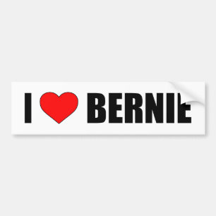 “I LOVE BERNIE” BUMPER STICKER