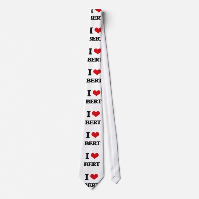 I Love Bert Tie (Front)