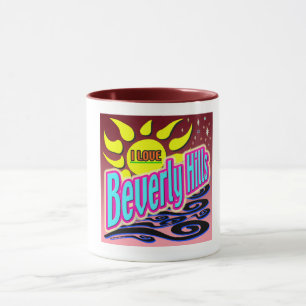"I LOVE Beverly Hills" Night Sunshine" Cup! Mug