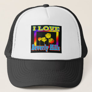 I LOVE Beverly Hills Palm Trees in the Box Hat