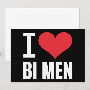 I Love Bi Me Bisexual Men Bi Pride Bisexual Pride Invitation