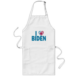 I Love Biden Long Apron